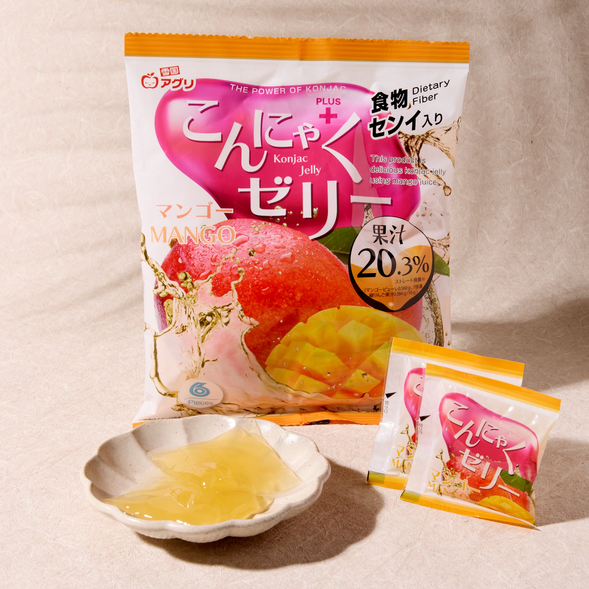 Mango Konjac Jelly