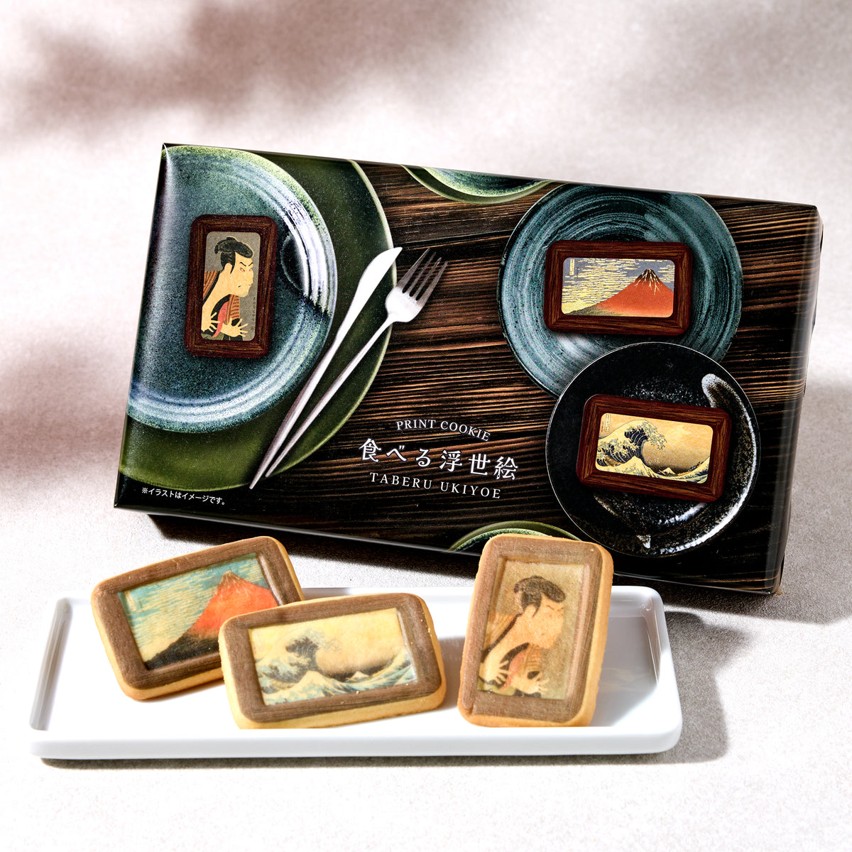 Ukiyo-e Cookies  (14 pieces)