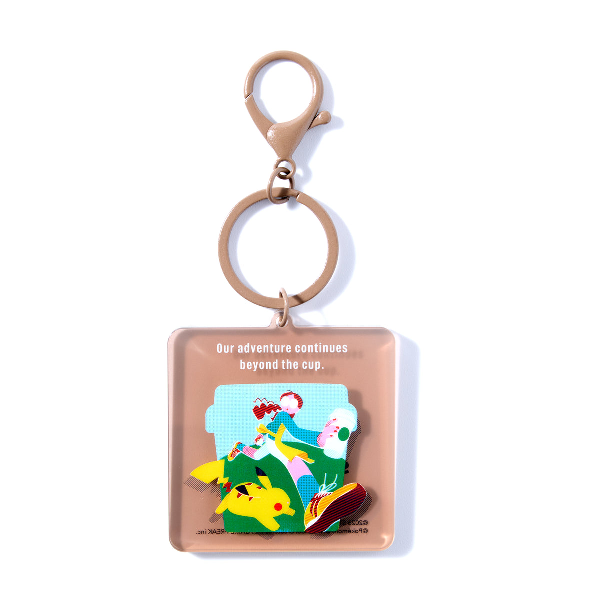 Pokémon + Starbucks Keychain