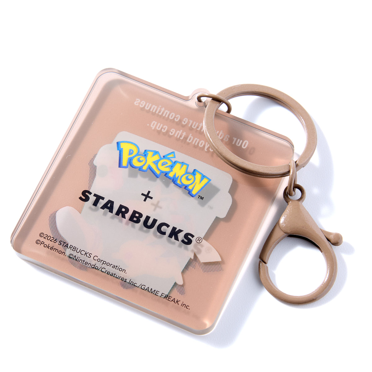 Pokémon + Starbucks Keychain
