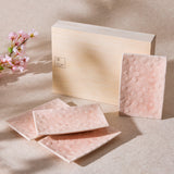 Miyama Embossed Sakura Plate Set (4 pieces)
