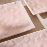 Miyama Embossed Sakura Plate Set (4 pieces)