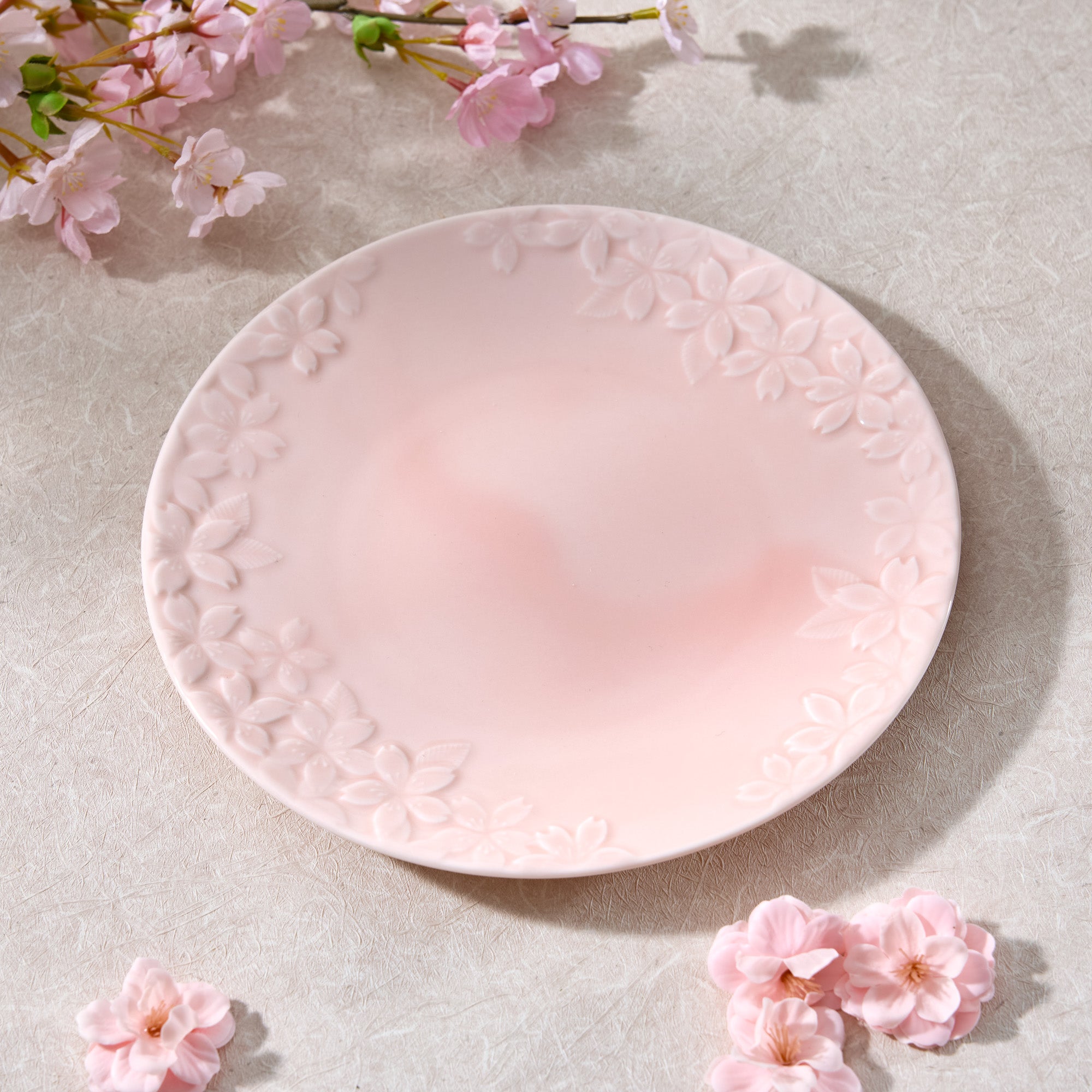 Miyama Embossed Sakura Dish