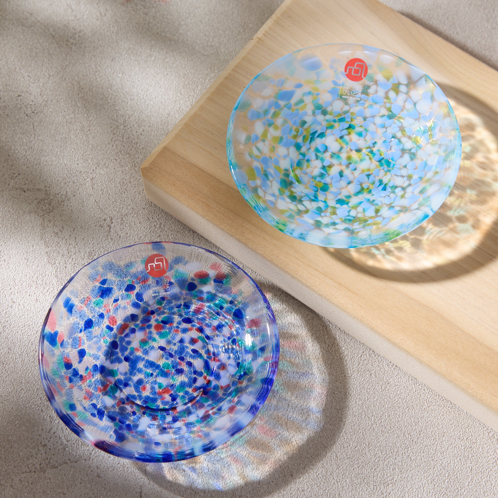 Tsugaru Glass Plate - Summer Sea