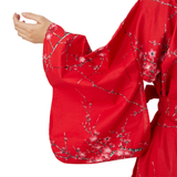 Japanese Kimono Robe - Red Bird