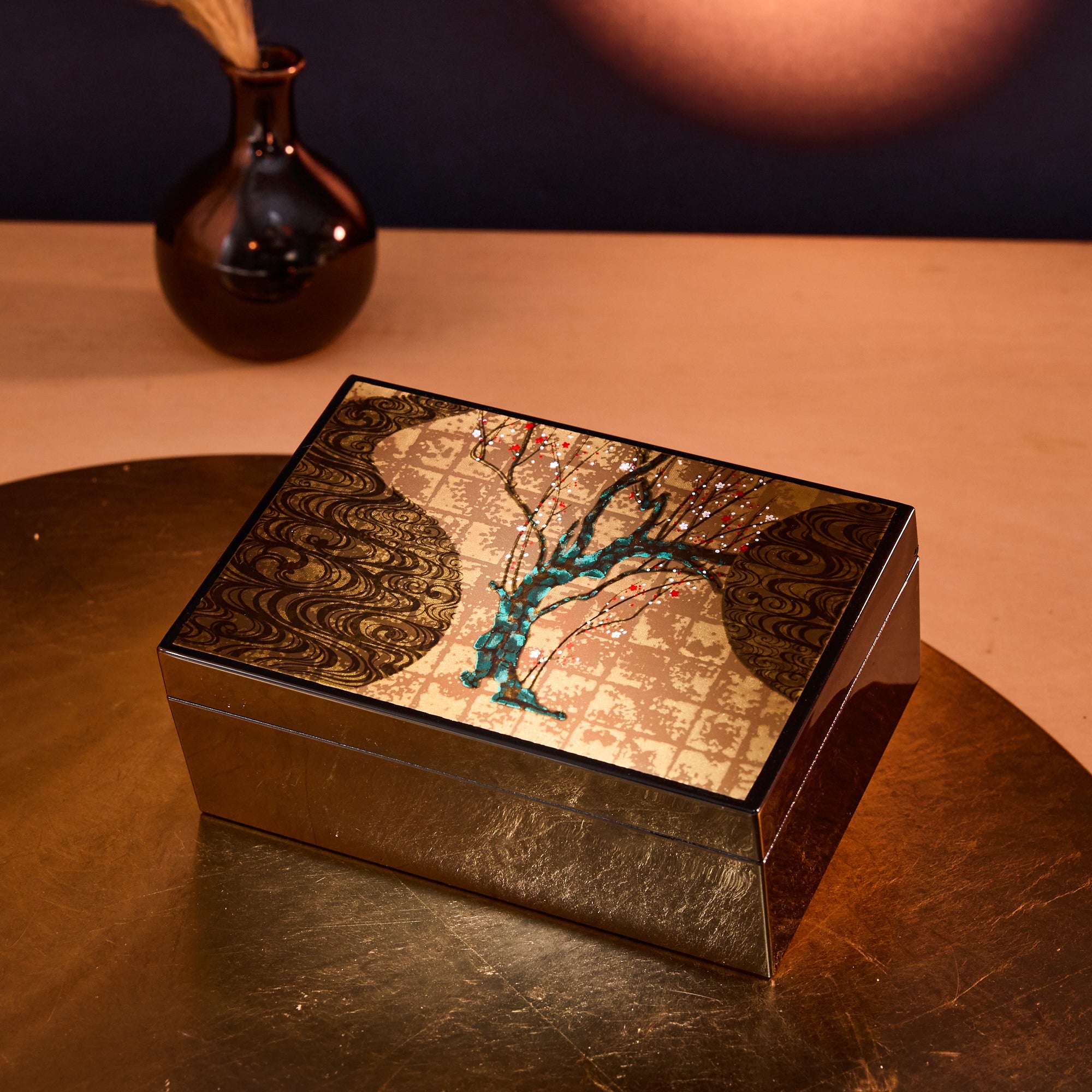 Korin Plum Accessory Box