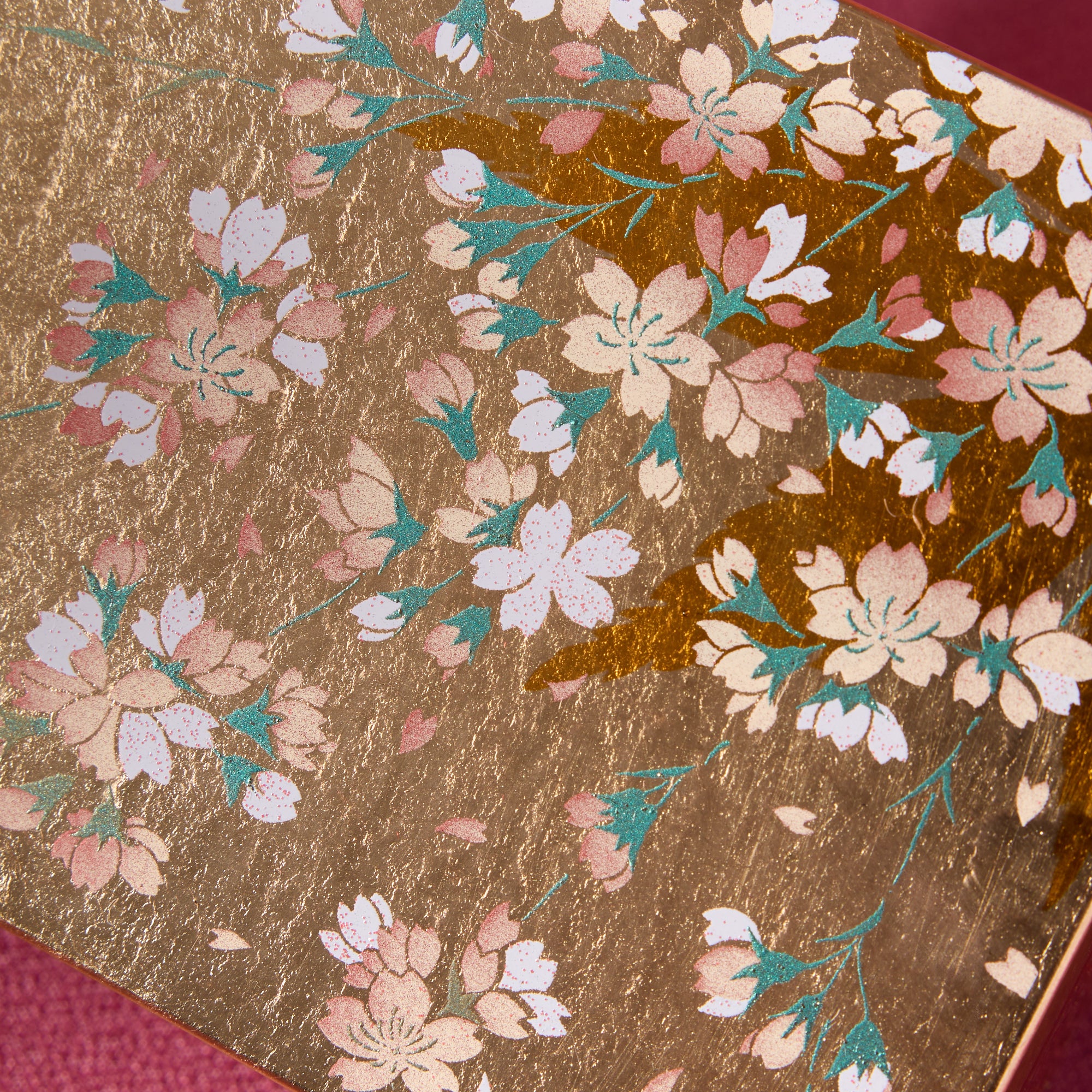 Gold Leaf Sakura Small Accessory Box
