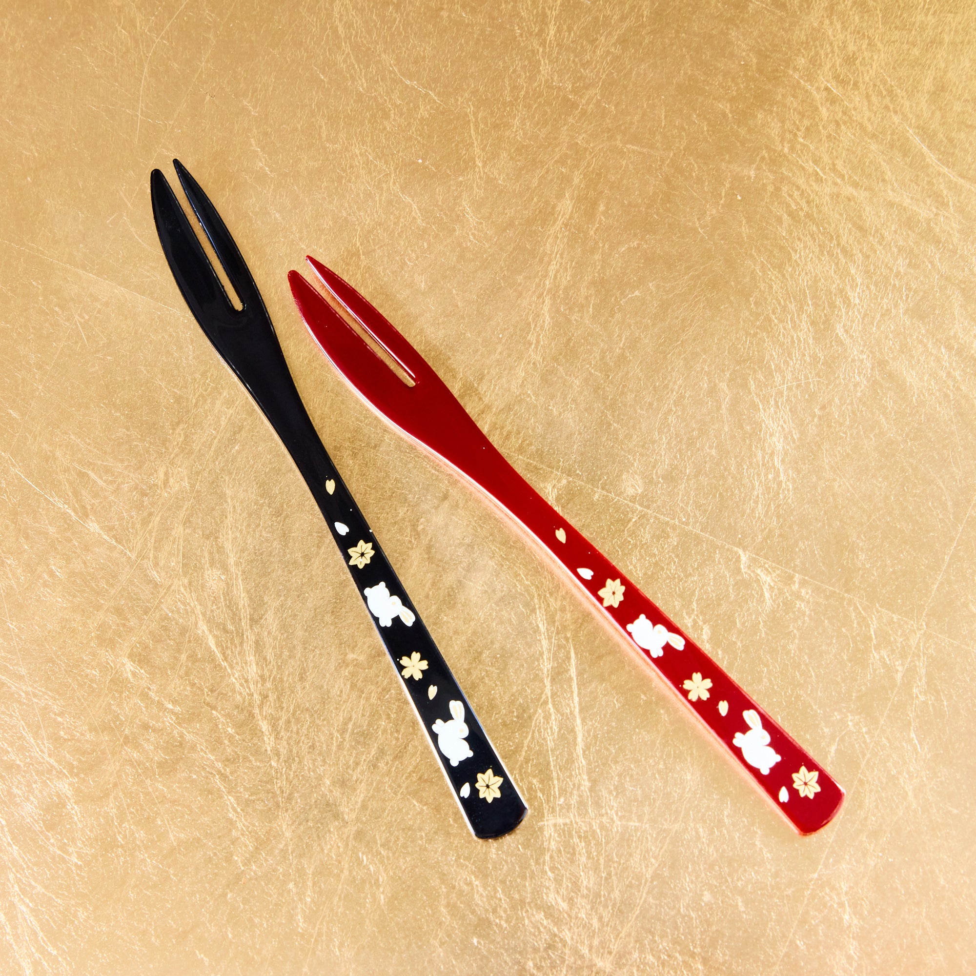 Rabbit Wagashi Fork (2 pieces)