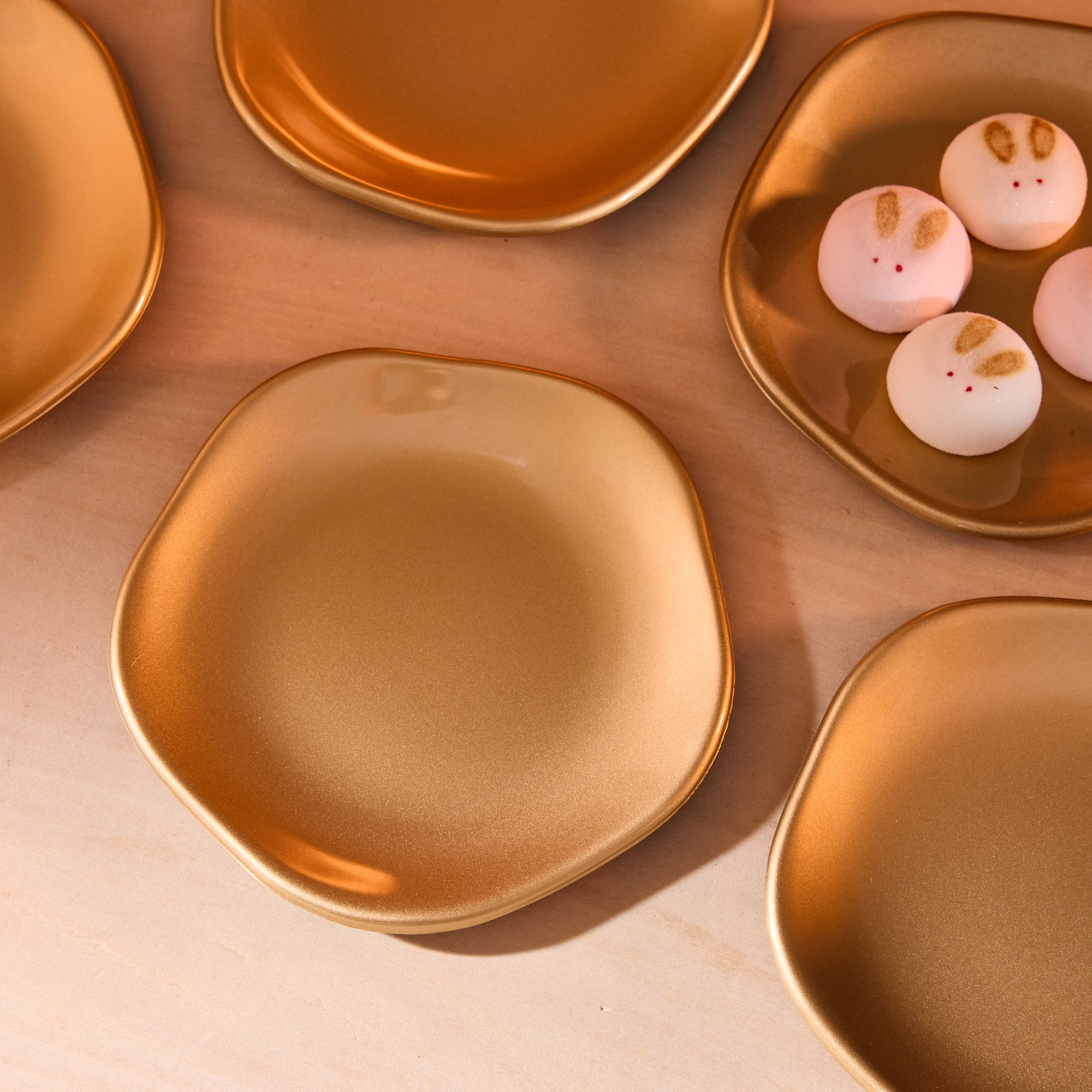 Golden Plate Set (5 pieces)
