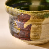 Oribe-style Mino Ware Matcha Bowl