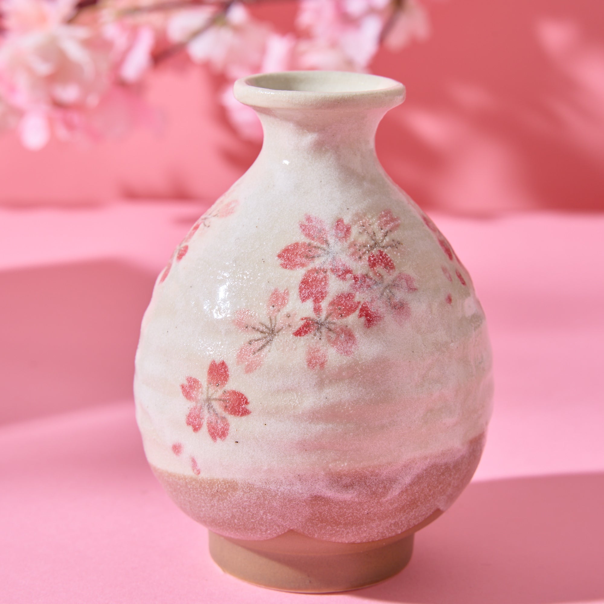Sakura Mino Ware Sake Set