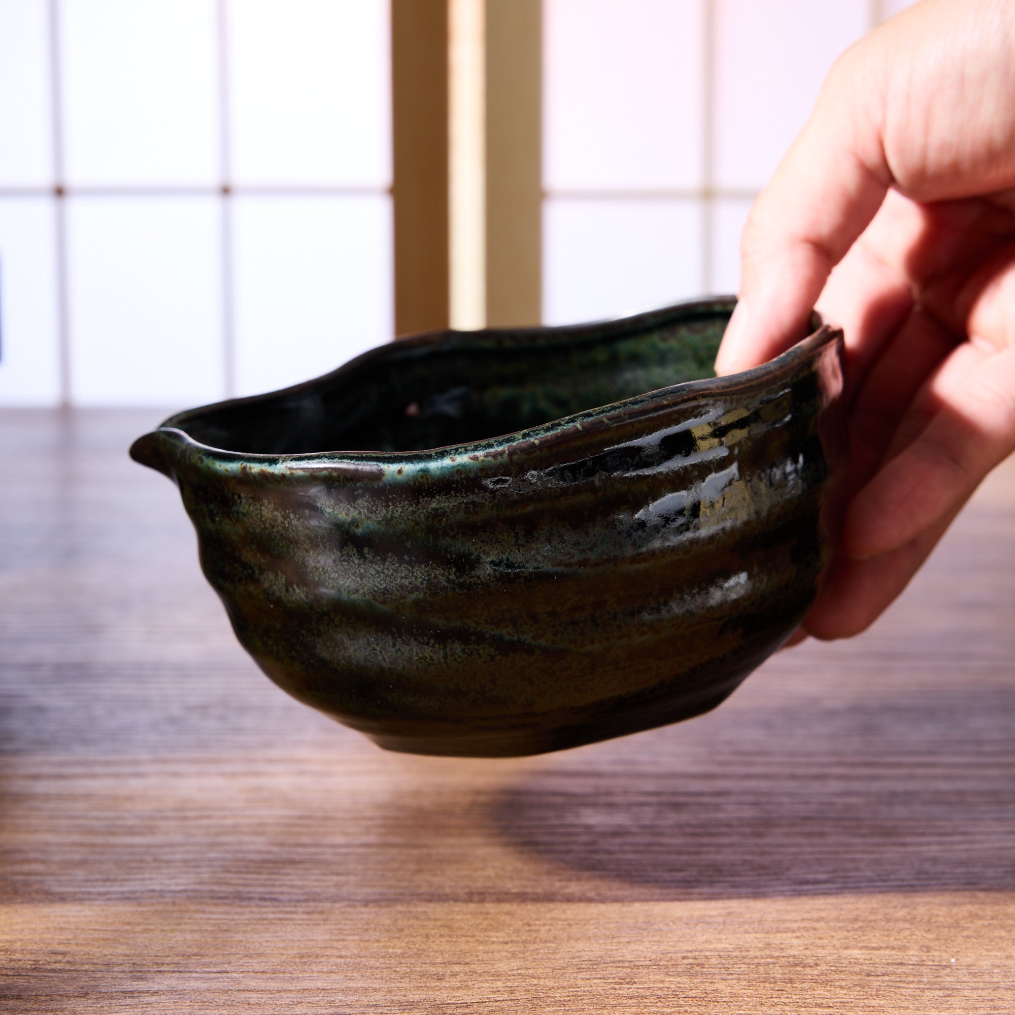 Hagi Irabo-Glaze Matcha Bowl Set