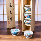 Ukiyo-e Sencha Teacup Set (5 pieces)
