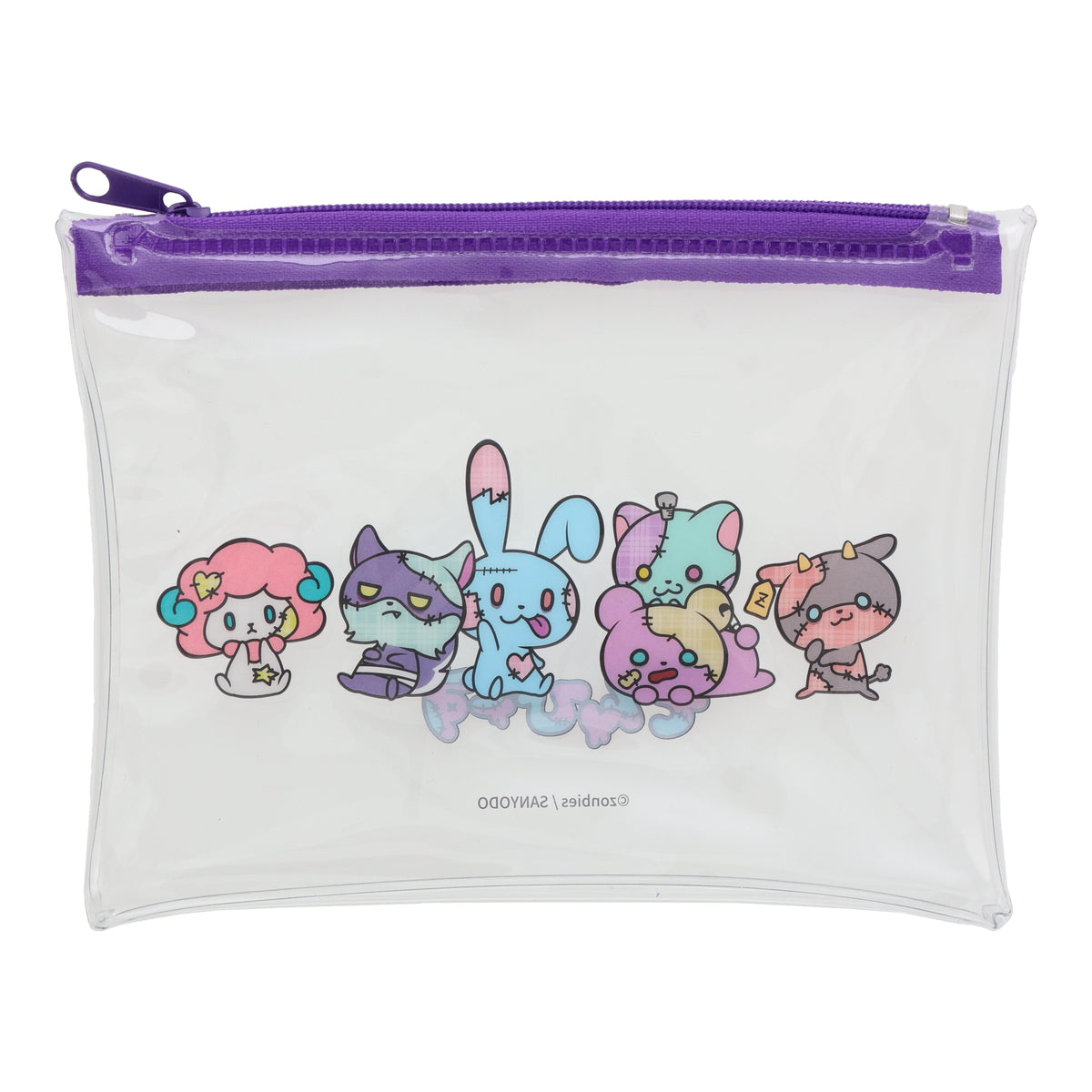 Zombie Animal Clear Pouch