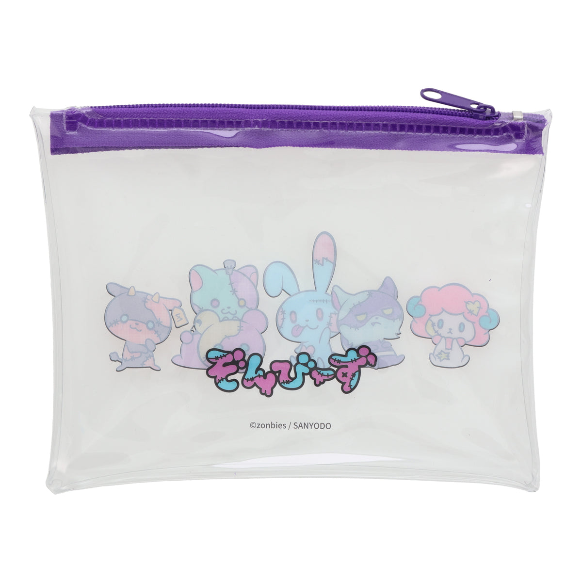Zombie Animal Clear Pouch