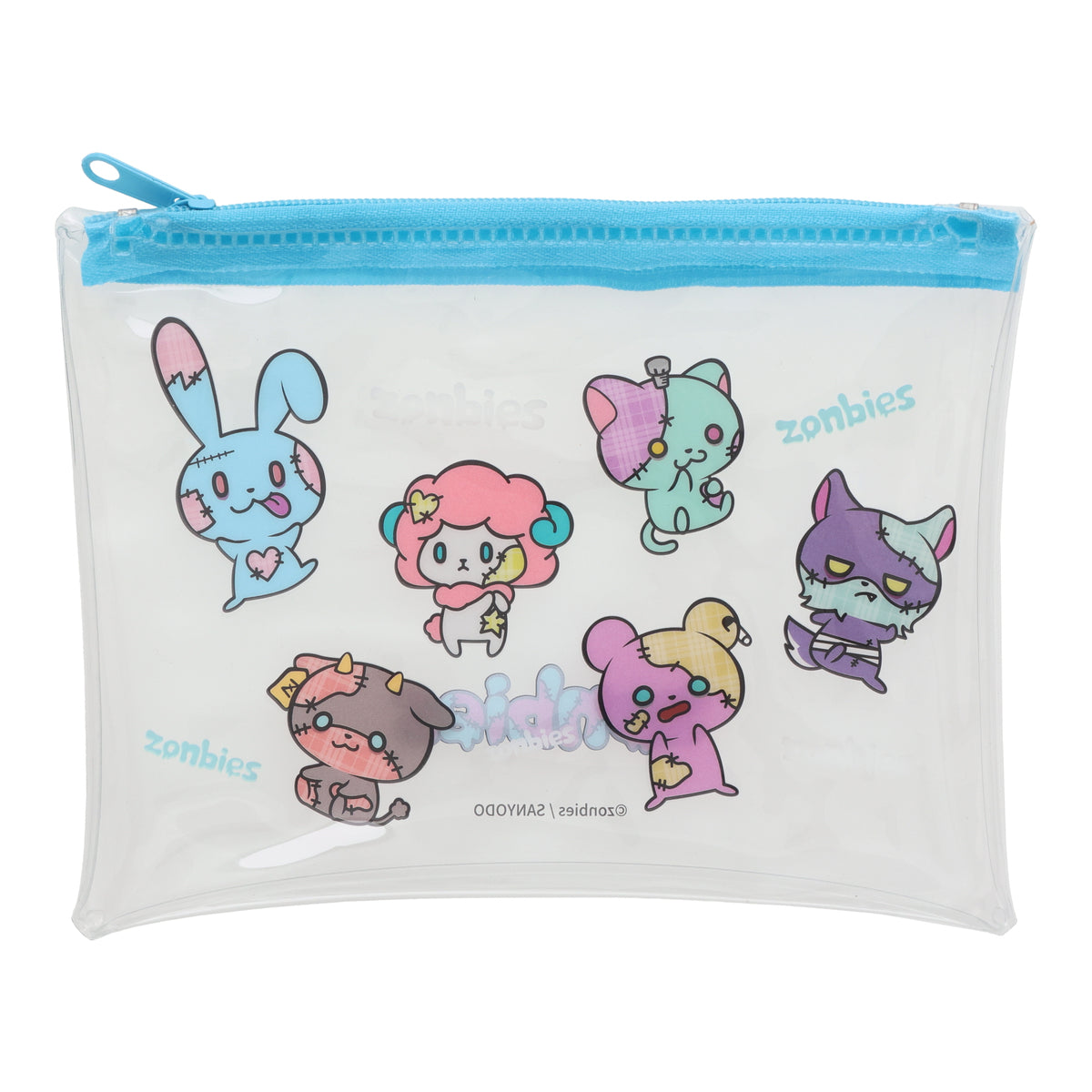 Zombie Animal Clear Pouch