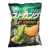 Koikeya Strong Seaweed & Wasabi Chips