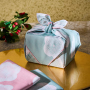 Plum Blossom Reversible Furoshiki (Pink/Blue) 5pcs set