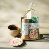 Neko Houjicha Tea Set Strawberry Milk