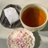 Neko Houjicha Tea Set Strawberry Milk