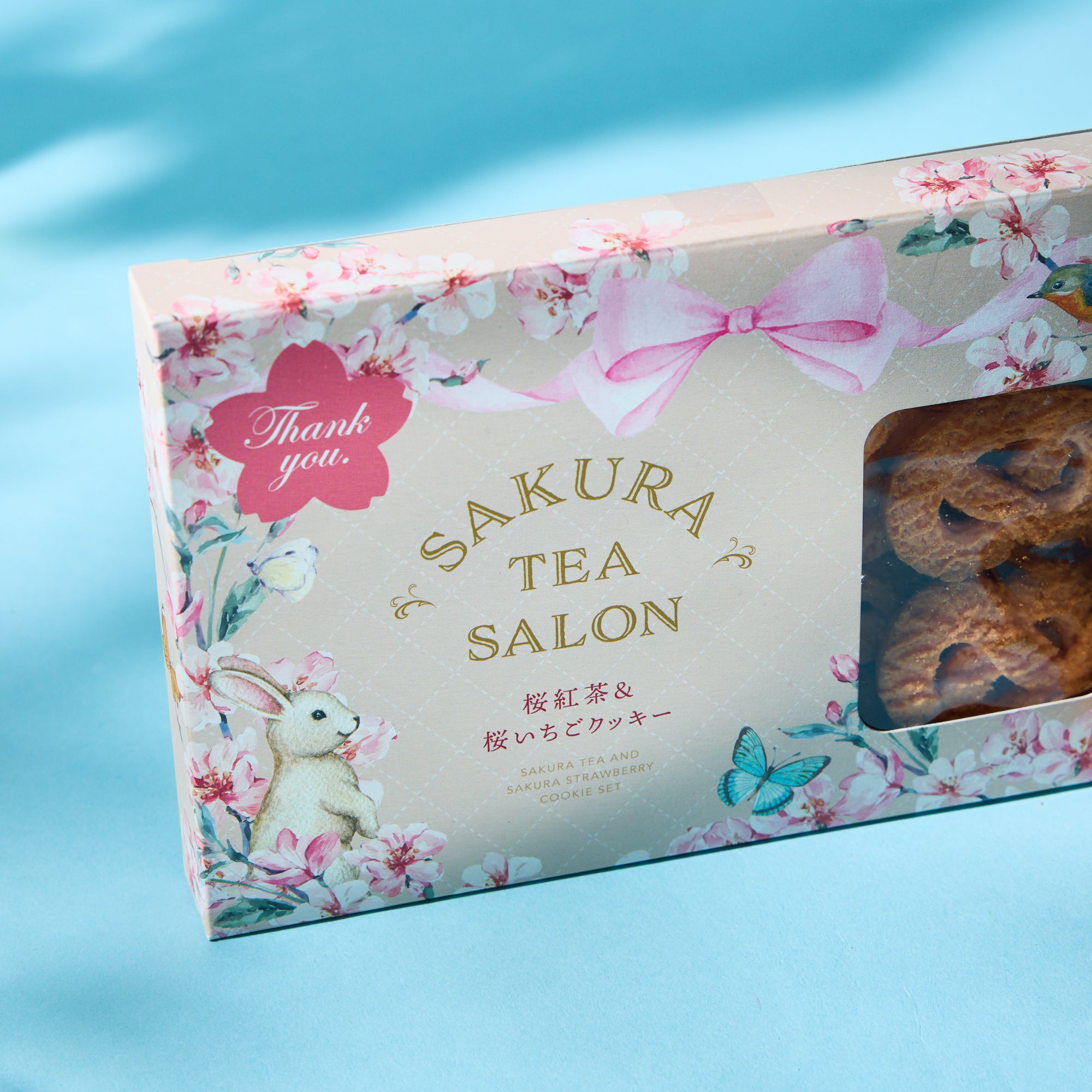 Sakura Tea & Strawberry Cookies Gift Set