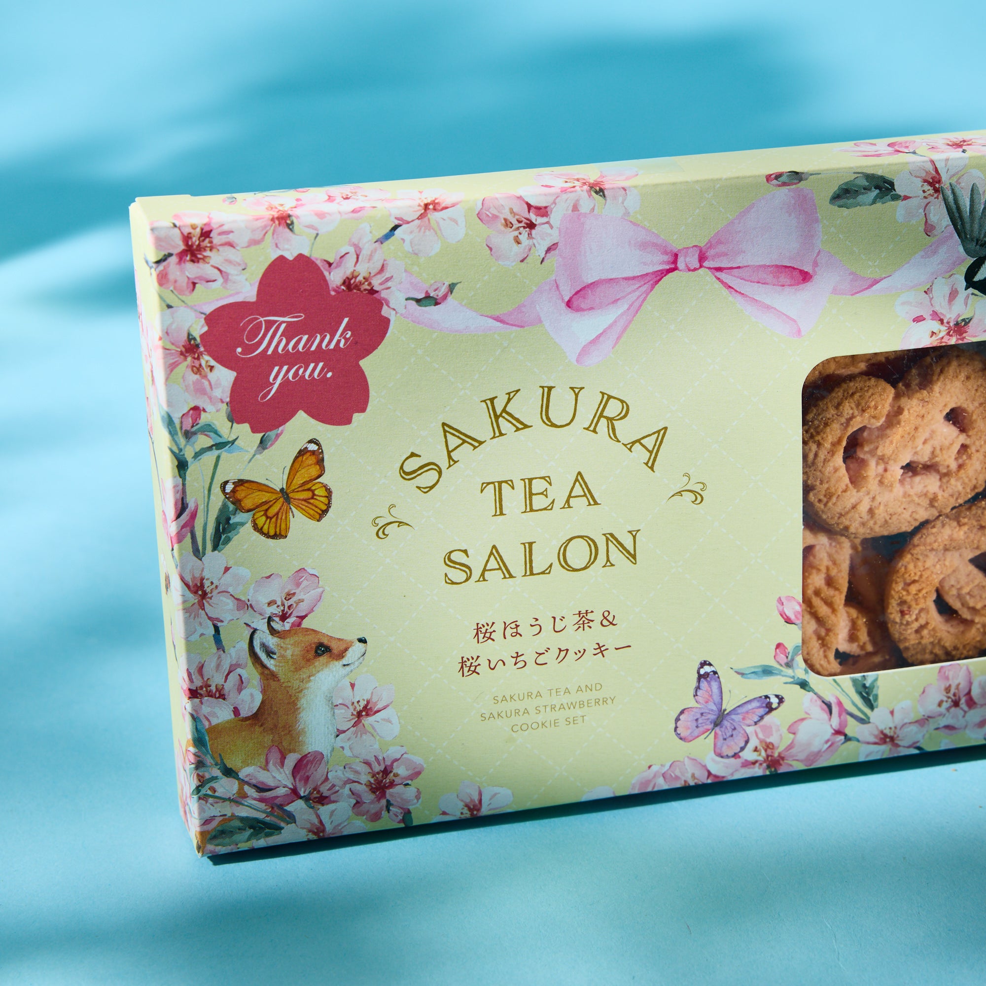 Sakura Hojicha & Sakura Strawberry Cookies Gift Set
