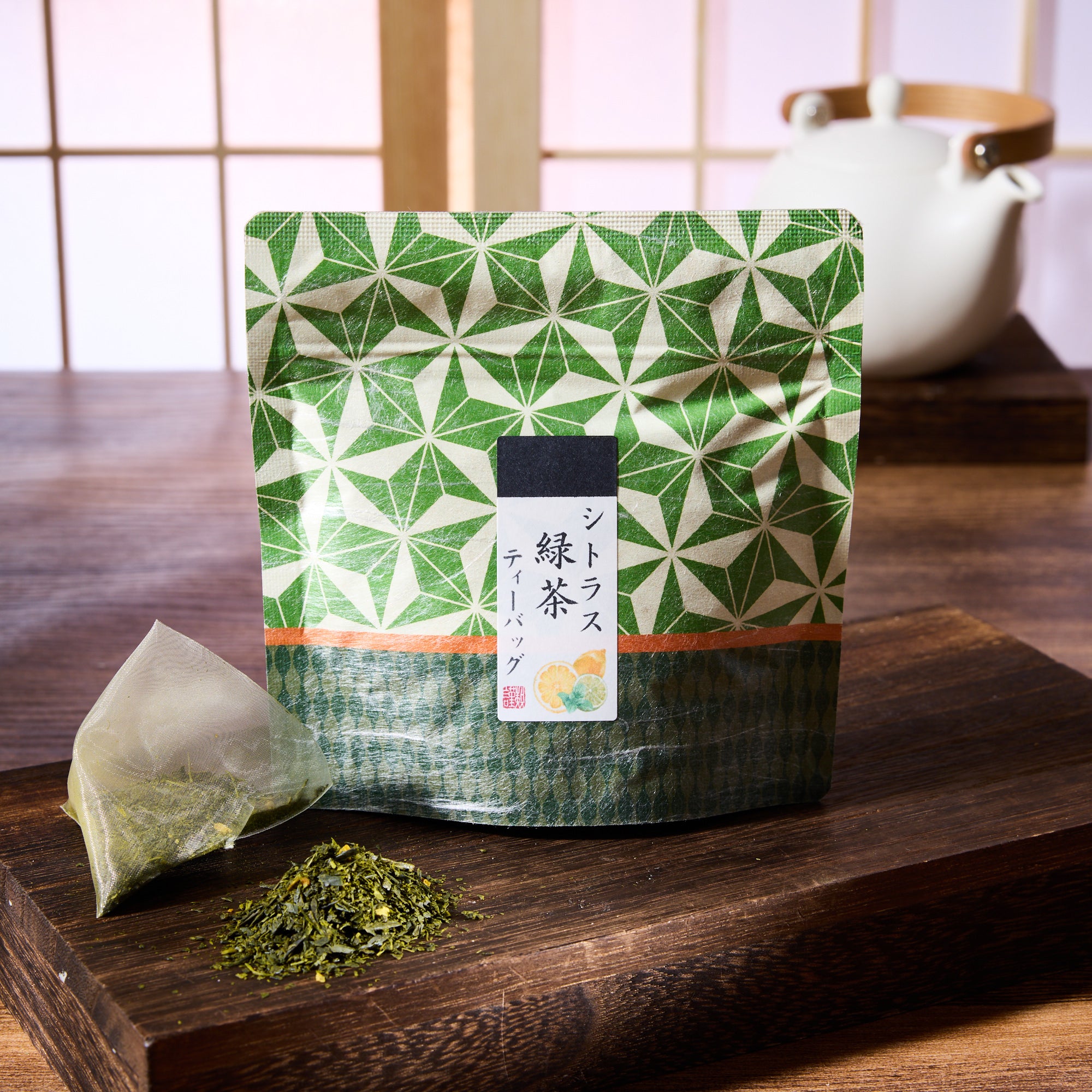 Citrus Ryokucha Green Tea (5 tea bags)