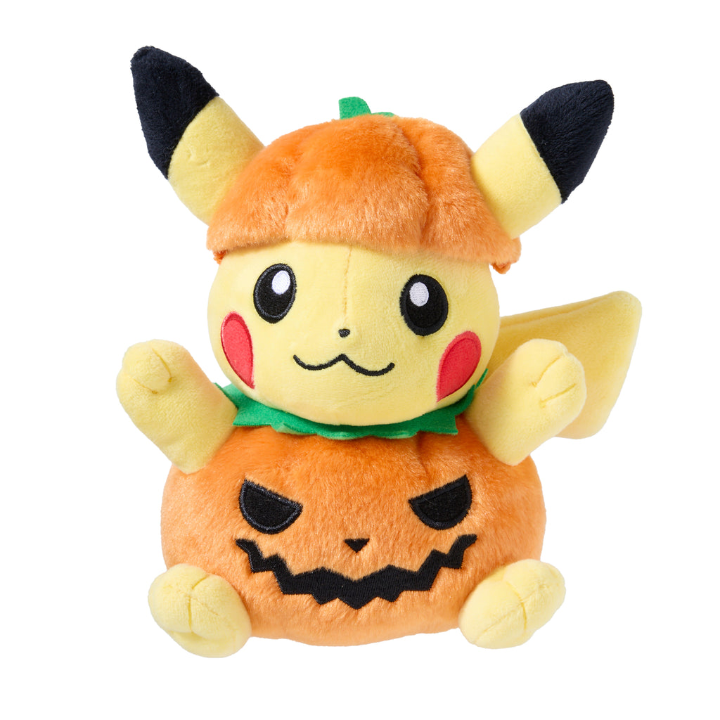 Pokemon Halloween Pumpkin Pikachu Plushie
