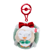 Pokemon Holiday Rowlet Plush Keychain