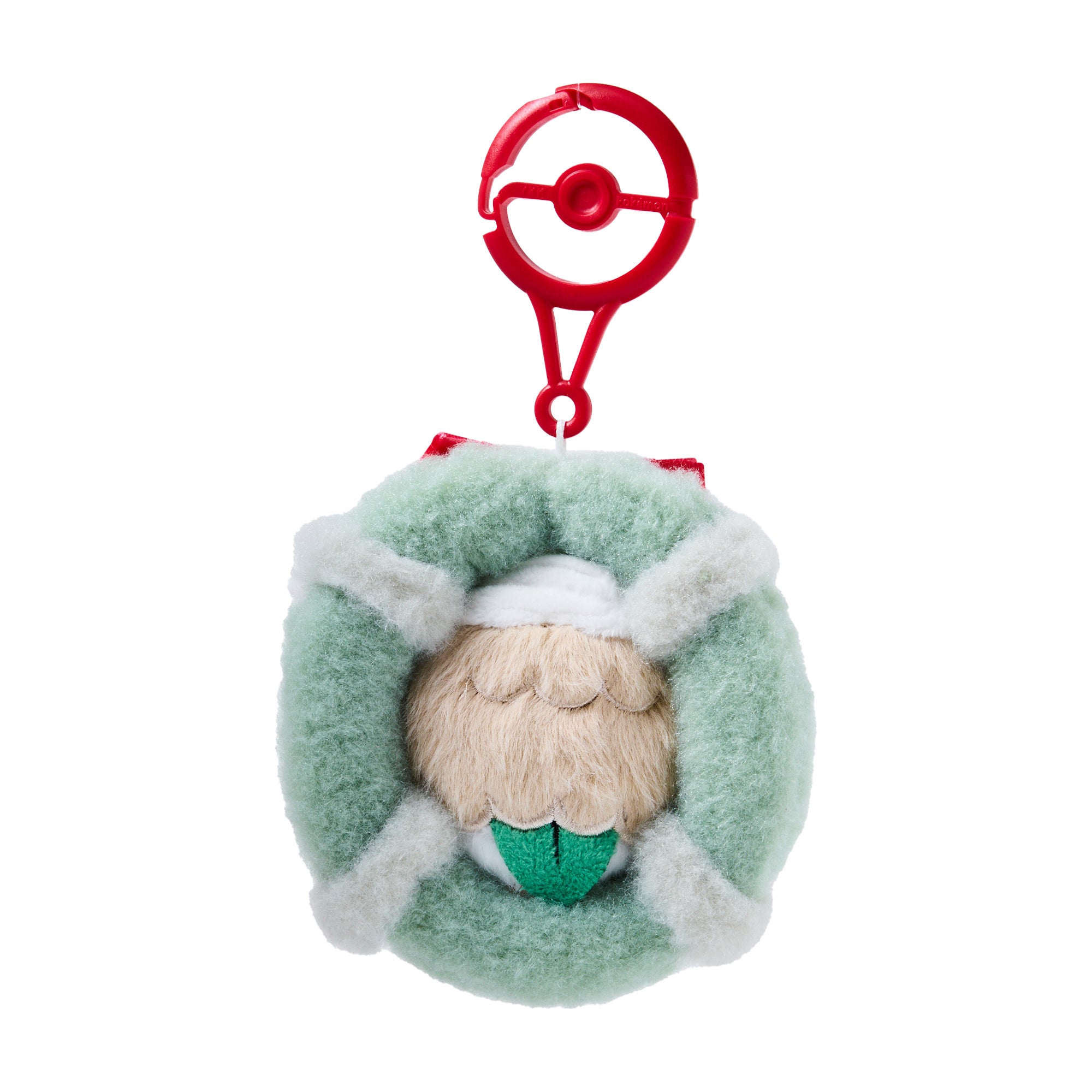 Pokemon Holiday Rowlet Plush Keychain