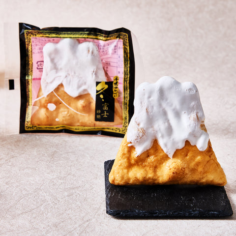 Snowy Fuji Senbei (3 pieces)