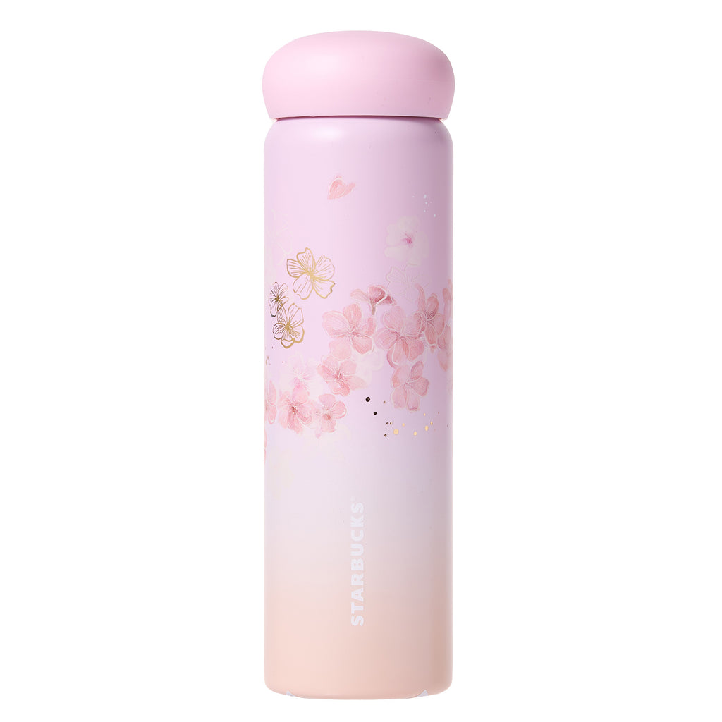 Starbucks Sakura 2025 Stainless Steel Bottle Pale Pink Gradation