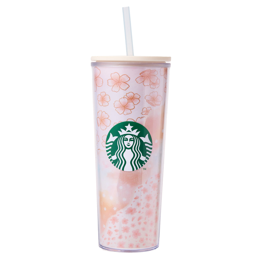 Starbucks Sakura 2025 Cold Cup Tumbler Layered