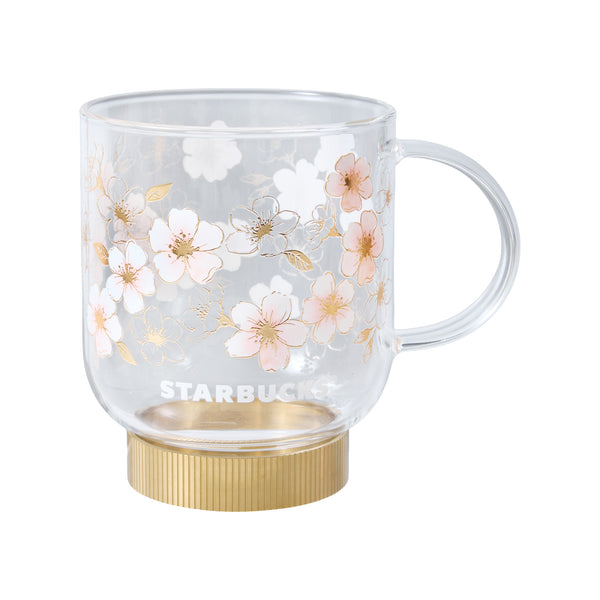 Starbucks Sakura 2026 Gold Heat-Resistant Glass Mug 355ml – Japan Haul
