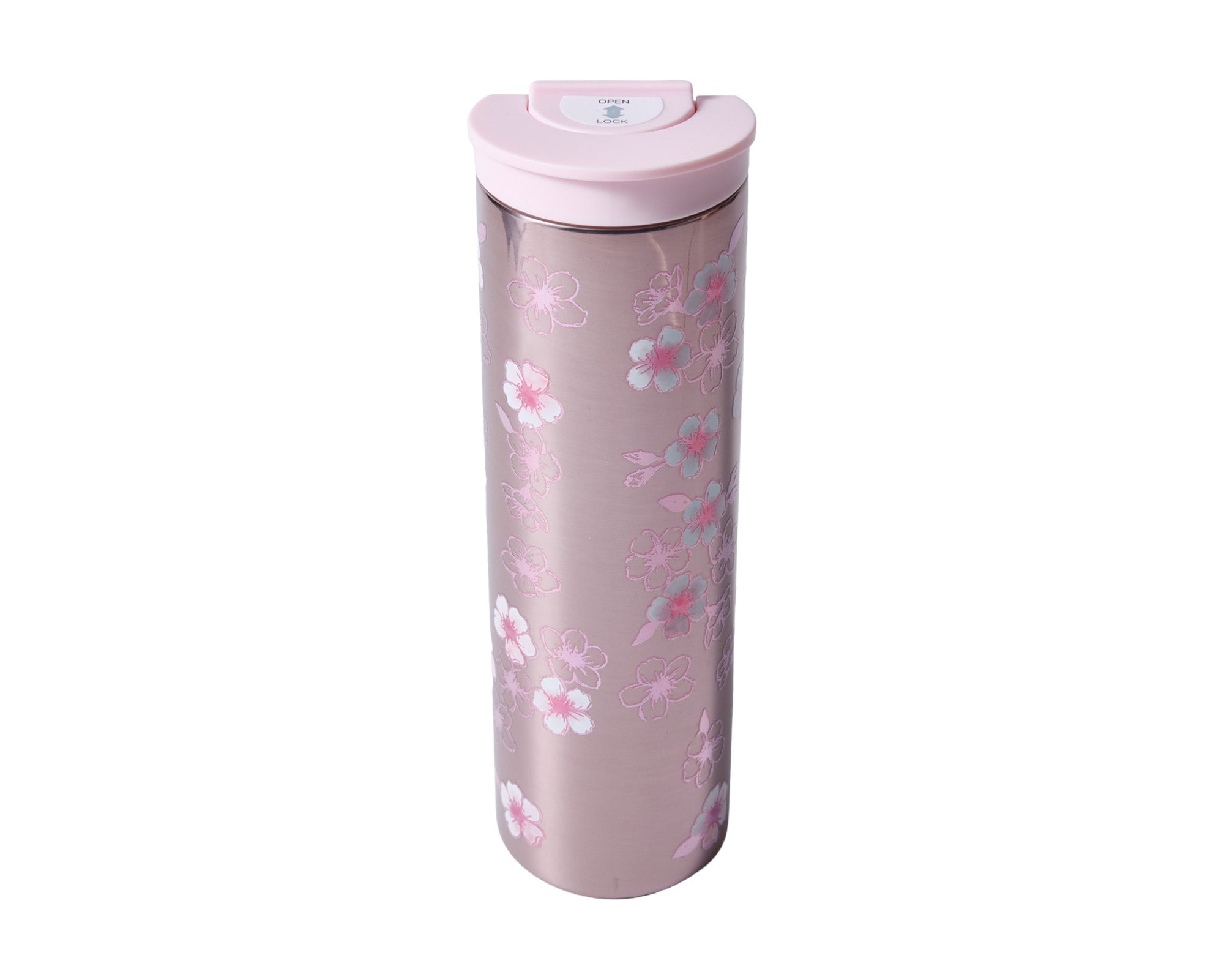 Starbucks Sakura 2026 Stainless Steel Bottle Metallic Light Pink 473ml