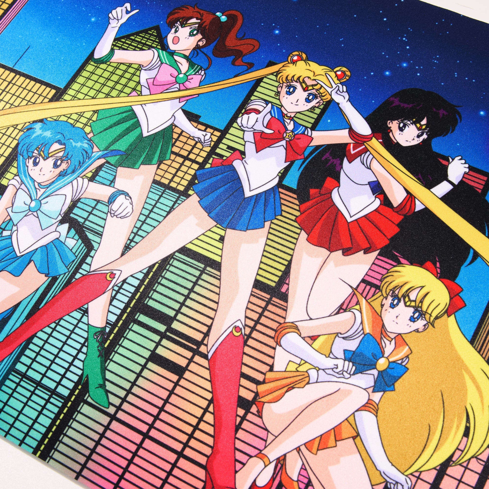 Sailor Moon Store 8th Anniversary Fabric Poster