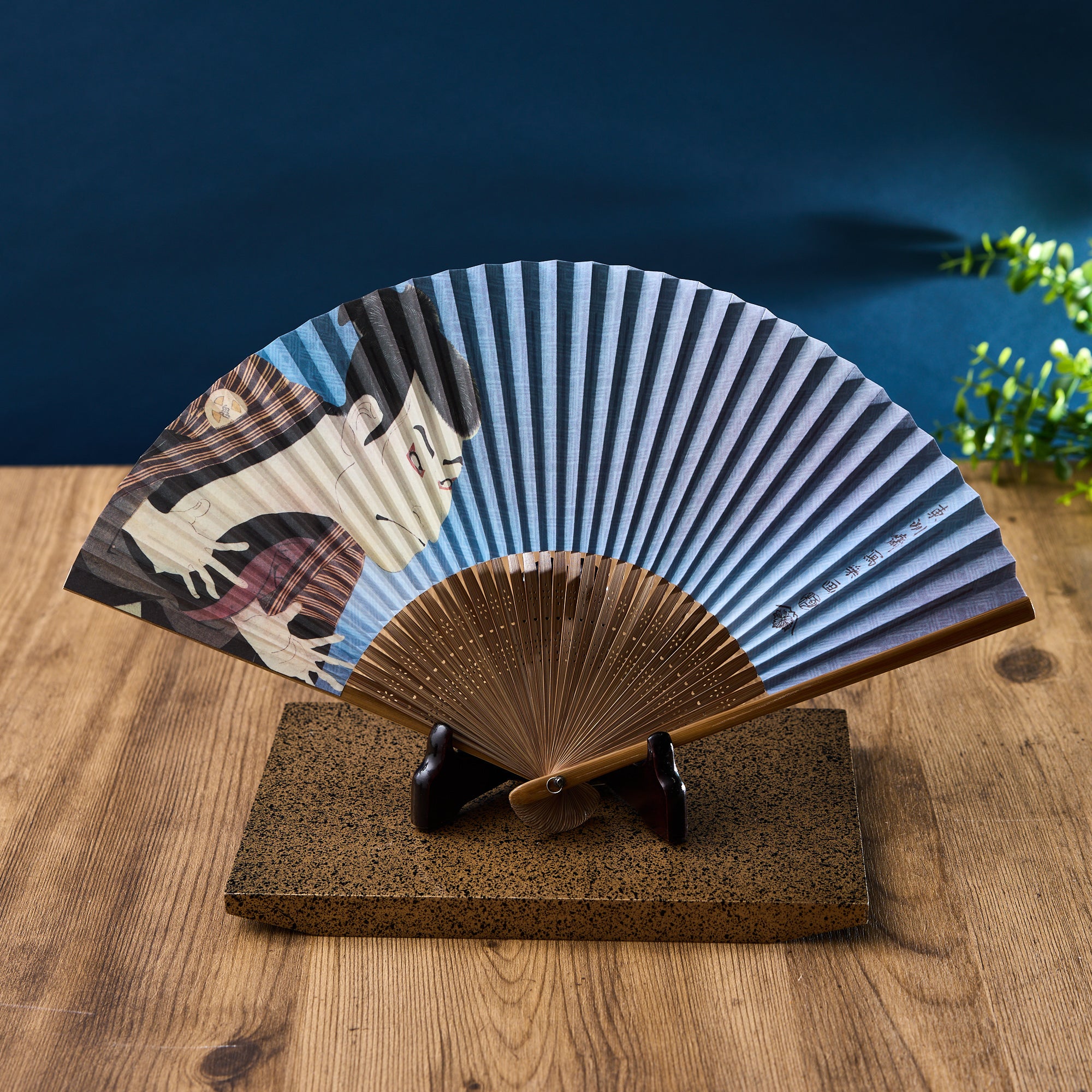 Kabuki Ukiyo-e Sensu Fan