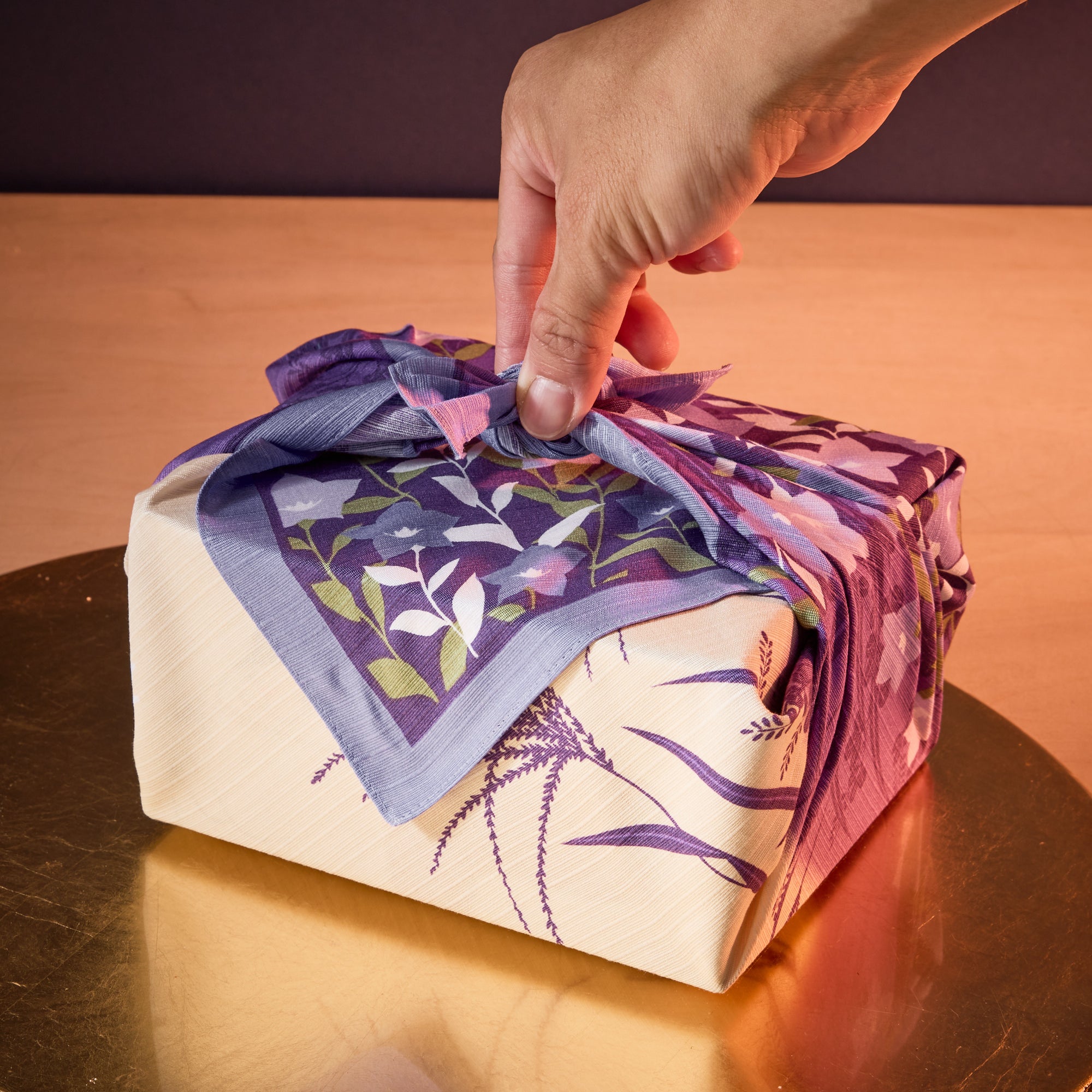 Tsukimi Froral Furoshiki