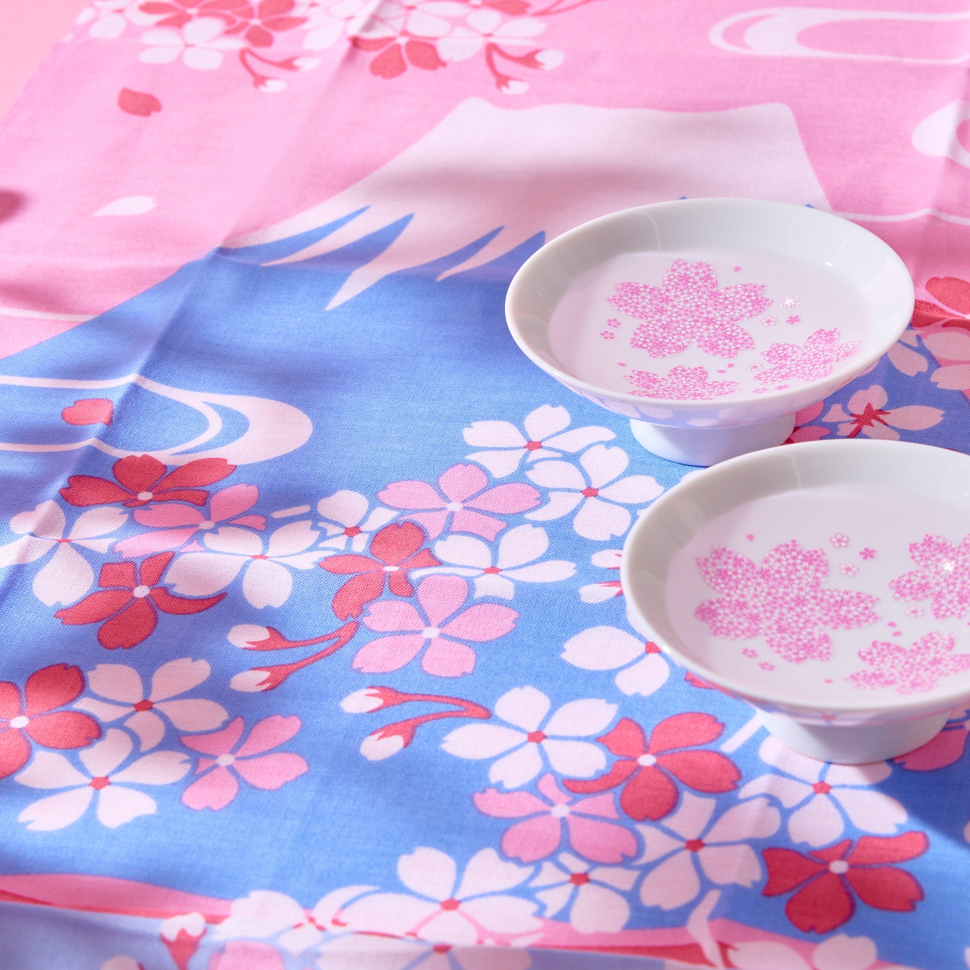 Mt. Fuji & Sakura Tenugui