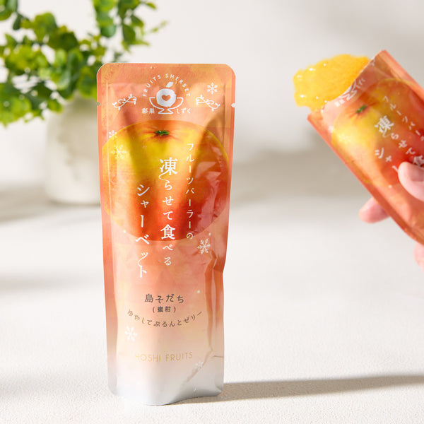 Hoshi Fruits Frozen Sorbet Jelly - Unshu Mikan – Japan Haul