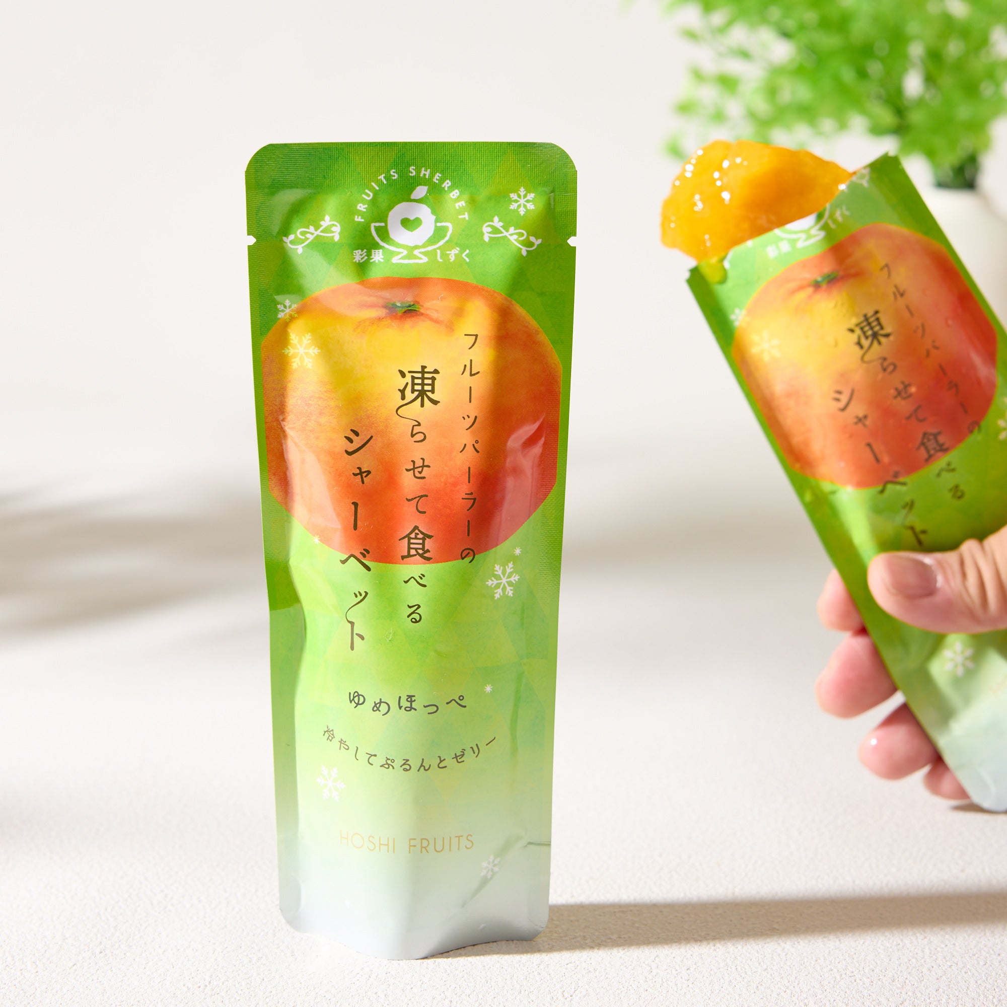 Hoshi Fruits Frozen Sorbet Jelly - Setomi Tangerine