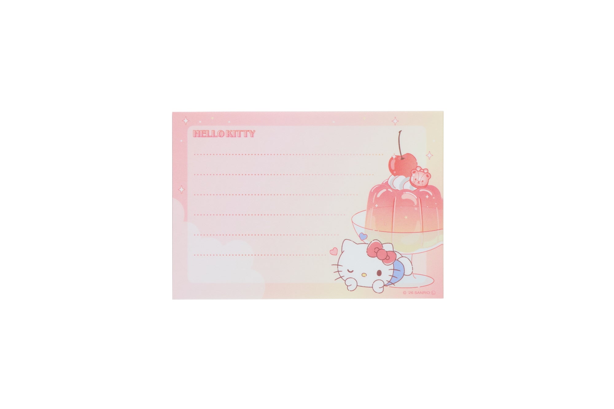 Sanrio Jiggly Jelly Memo Pad