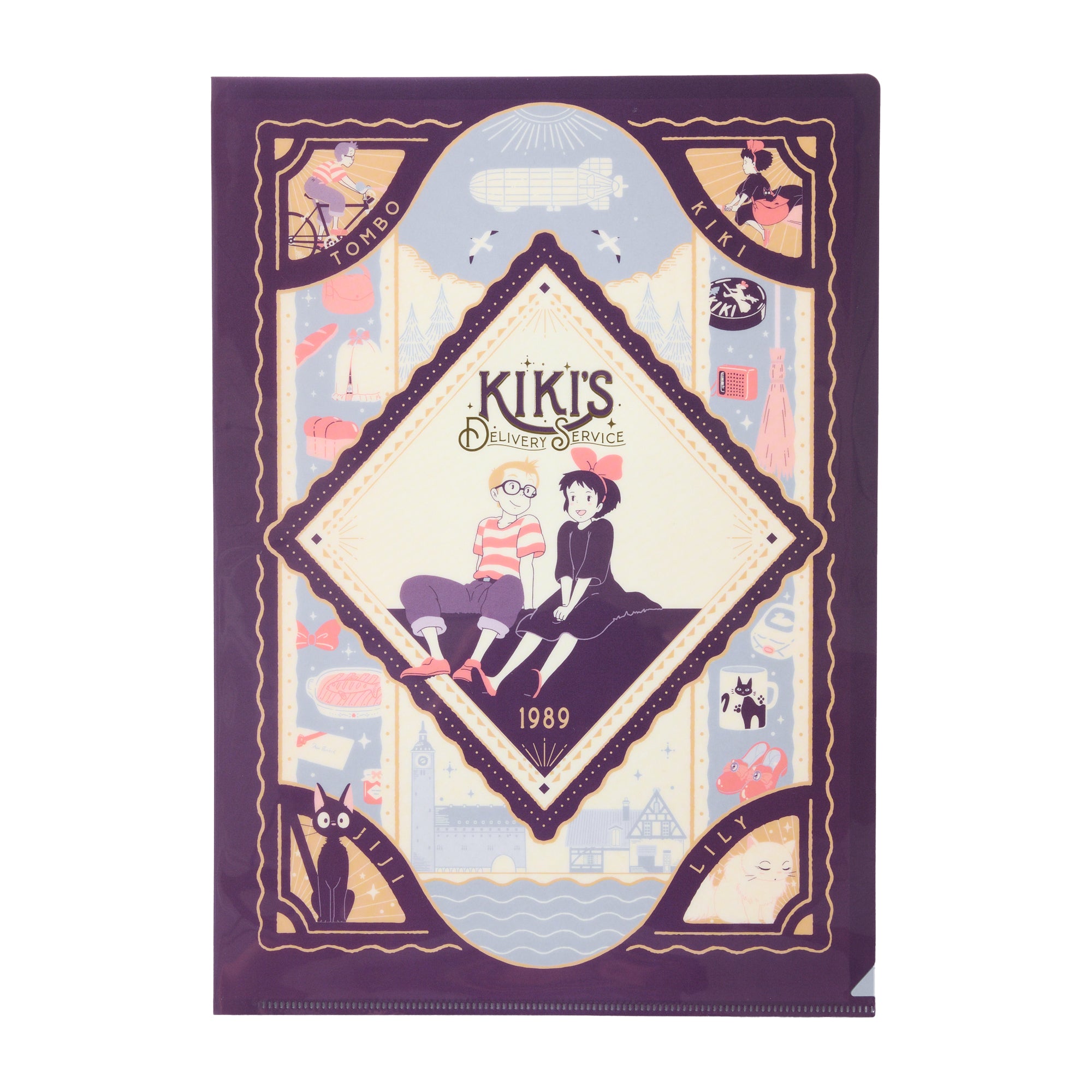 クリアファイル Kiki Kiki's Delivery Service Retro Clear File – Japan Haul