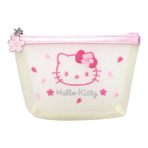 Sanrio Hello Kitty Mesh Sakura Pouch