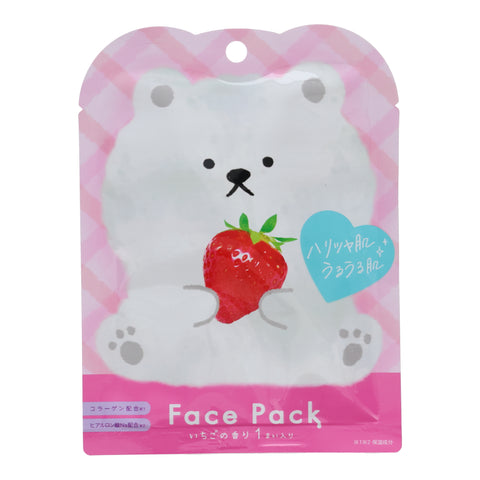 Strawberry Animal Face Pack