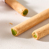 Matcha Chocolate Wafer Rolls