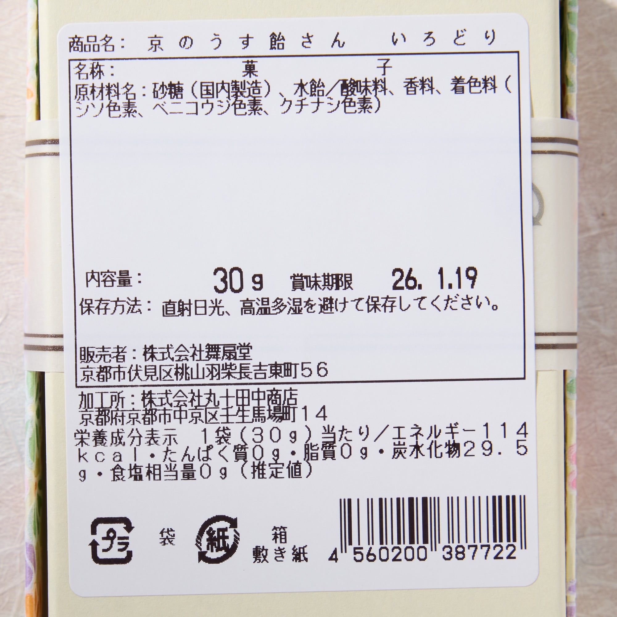 Kyoto Usu-ame Candy
