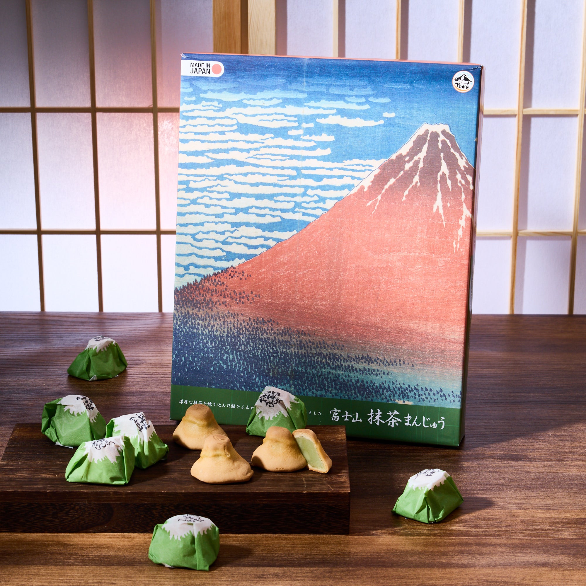 Red Fuji Matcha Manju (20 pieces)
