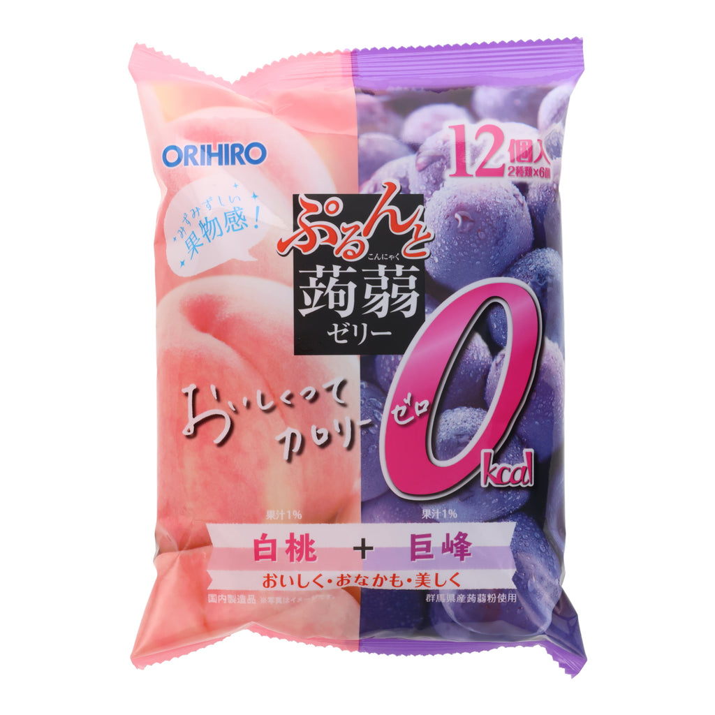 White Peach & Grape Calorie Free Konjac Jelly