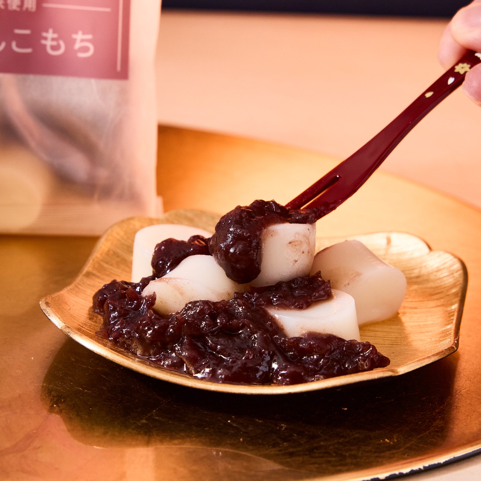Anko Shiratama Mochi (2 servings)